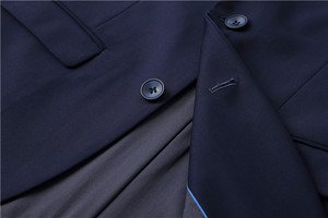 2025 nuovo <span class=keywords><strong>Blazer</strong></span> giacca 3 pezzi Xb <span class=keywords><strong>blu</strong></span> <span class=keywords><strong>Navy</strong></span> per abiti da sposa - Product Image 6