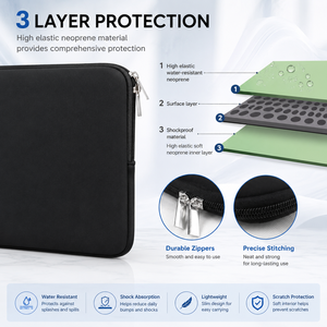 Wholesale Soft <strong>Laptop</strong> Bag Computer Notebook <strong>Laptop</strong> Sleeve Case Neoprene <strong>Laptop</strong> <strong>Cover</strong> <strong>for</strong> Macbook Air Pro 13 14 15 15.6 - Product Image 3