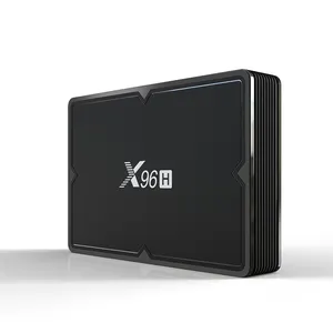 Новейшие 6K ТВ box Allwinner H603 Quad Core X96H 4 Гб оперативной памяти, 32 ГБ оперативной памяти/64 Гб ROM Android 9,0 TV Box двухъядерный процессор Wi-Fi для ТВ-приставки X96 H X96MINI TV BOX