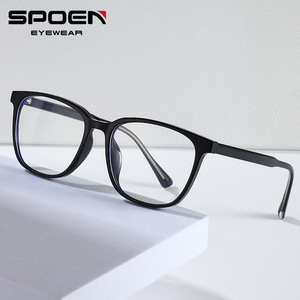 Montures de lunettes SPOEN, monture intégrale rectangulaire, anti-lumière bleue, unisexe, légères, 2025 - Product Image 1