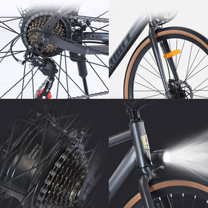Bicicleta Eléctrica de Carretera de Alto Rendimiento con Certificación CE, 28 Pulgadas, Batería de Litio Oculta, 700C, Bicicleta Eléctrica de Trekking Urbana - Product Image 4