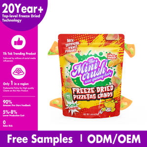 Etiqueta privada Caramelo con sabor a fruta Colores naturales <span class=keywords><strong>Pizza</strong></span> gomosa liofilizada en embalaje pequeño con larga vida útil - Product Image 4