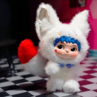 WAKUKU Retro Trendy Fox Rabbit Fuzzy Party Fun Mystery Blind Box Cadeau parfait pour les garçons