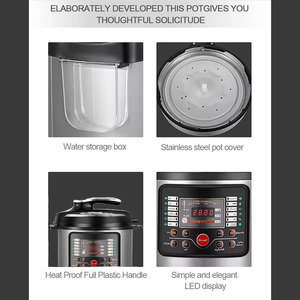Autocuiseur Électrique Multifonctionnel Intelligent 5L 6L à Pression Automatique et Cuisson Rapide Instantanée pour Usage Domestique Allemand - Product Image 4