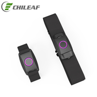 Armband Monitor denyut jantung ECG dan PPG, pelacak kebugaran tali dada untuk penggemar kebugaran