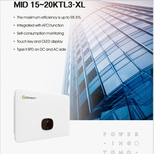 อินเวอร์เตอร์พลังงานแสงอาทิตย์ Growatt Mid 15~20Ktl3-xl 15kw สามเฟส ดีซี เอซี พร้อมฟังก์ชัน AfcI - Product Image 1