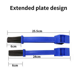 Brosse de nettoyage de chaîne automobile et <span class=keywords><strong>moto</strong></span>, outil de nettoyage de voiture durable pour l'entretien des chaînes, élimination de l'huile, de la <span class=keywords><strong>graisse</strong></span> et de la saleté - Product Image 3