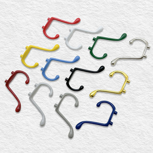 Wall Mounted <b>Single</b> <b>Coat</b> <b>Hooks</b> Cast Iron Rectangle Shape 5-10kg Load Capacity For Bathroom Wardrobe Cabinet Use - Product Image 1