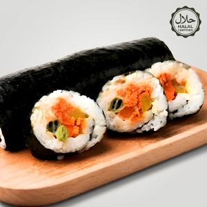 Rouleau de <span class=keywords><strong>sushi</strong></span> surgelé gourmet prêt à manger, sain, <span class=keywords><strong>sushi</strong></span> japonais épicé, saveurs classiques, préparation rapide de repas, Comida Japonesa - Product Image 1