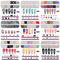 3D Fleur Nail Art Résine 5D Fleur Nail Art Charmes Kawai Nail Art Fleur pour DIY Manucure