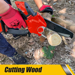 Tronçonneuse sans fil intelligente de 8 pouces avec moteur auto-huilage et sans balai Scie à chaîne électrique sur poteau à coupe rapide et lisse - Product Image 5