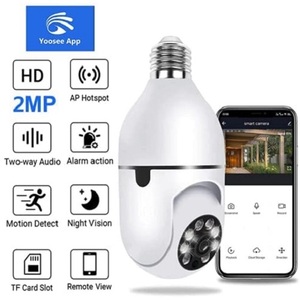 Caméra IP Wifi 2Mp HD 1080p avec support E27 et application pour smartphone - Product Image 4