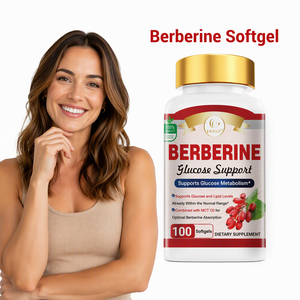 Cápsulas Blandas de Glucosa con Berberina DUOZI, 100 Unidades, Suplemento Dietético Natural para el Control del Metabolismo - Product Image 1