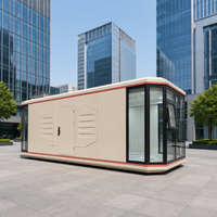 Prix d'usine, Vente chaude : Maison préfabriquée mobile moderne, design capsule spatiale personnalisée, inspirée de l'environnement, avec chambre et hall