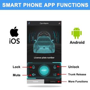 Sistema de Alarma Inteligente para Coche DC 12V con Acceso sin Llave y Control Remoto Unidireccional por Aplicación Móvil - Product Image 4
