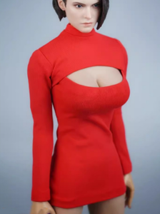 1/6 échelle poitrine ouverte robe vêtements <span class=keywords><strong>pour</strong></span> 12 "femme Phicen TBL JO Figure corps jouet - Product Image 5