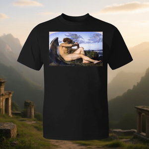 Camiseta Religiosa Cristiana con Diseño de Ángel Caído de Alexandre Cabanel - Product Image 3