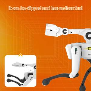 Cane Robot Interattivo EPT Controllato Tramite <span class=keywords><strong>App</strong></span> per Apprendimento STEM, Cane Robot RC Spara Proiettili, Divertente Giocattolo Robotico Intelligente e Multifunzionale per Bambini - Product Image 4