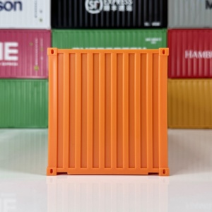 Hapag Lioyd Personalized <strong>Custom</strong> Logo Miniature <strong>Container</strong> Business Gift Plastic Crafts <strong>Pen</strong> Holder Box Shipping <strong>Container</strong> Model - Product Image 4