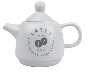 Kalring sứ Ấm ấm trà và cup Set sang trọng ấm trà tốt xương Trung Quốc cho Bán buôn siêu thị