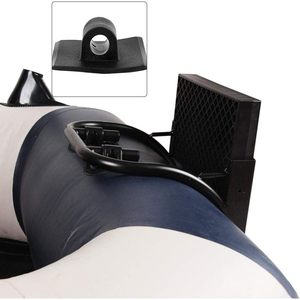 Support de fixation universel noir en PVC pour moteur de bateau gonflable, idéal pour kayak, rafting et accessoires de pêche - Product Image 2