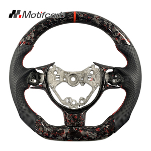 Volante Deportivo Personalizado de Fibra de Carbono Forjado Rojo para Toyota 86 GR 86 GT TRD Edición Especial Coupé 2016-2024 - Product Image 1