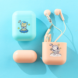 KIKI-337 Auricolari Cablati Carini Kawaii <span class=keywords><strong>con</strong></span> <span class=keywords><strong>Jack</strong></span> da 3,5 MM, <span class=keywords><strong>Cuffie</strong></span> <span class=keywords><strong>con</strong></span> <span class=keywords><strong>Microfono</strong></span> <span class=keywords><strong>per</strong></span> iPhone 4 5 6 Samsung Tecno - Product Image 5