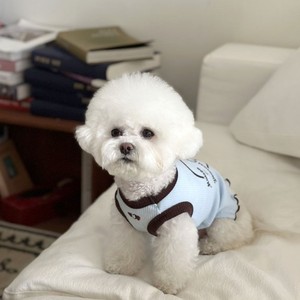Camiseta sin mangas <span class=keywords><strong>para</strong></span> perro con logo bordado MSYO, chaleco <span class=keywords><strong>para</strong></span> cachorro con estampado <span class=keywords><strong>de</strong></span> oso, ropa suave y transpirable <span class=keywords><strong>para</strong></span> perros pequeños - Product Image 3