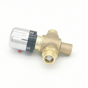 X9024BSGD15 Material de latón abierto y cerrado automático causado por la temperatura del agua de la válvula termostática - Product Image 4