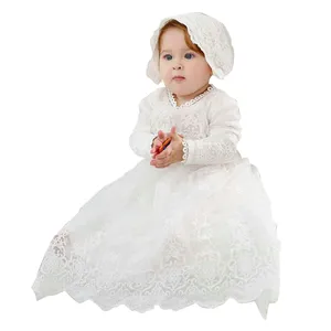 Для девочек, для празднования дня рождения, платье для крещения для новорожденных Детский "Принцесса" для деток с года до трех платья для девочек подходят для различных праздников, свадеб одежда B-9556