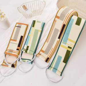 Gant de bain exfoliant en maille de loofah naturel pour le corps <span class=keywords><strong>et</strong></span> le dos, avec sangle de nettoyage, vente en gros - Product Image 3