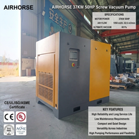 Bomba de Vacío de Tornillo IE5 VFD 37kW 50hp 1590m3/h, Vacío Máximo 60 pa, Alta Confiabilidad, Larga Vida Útil para Plantas de Procesamiento de Vidrio