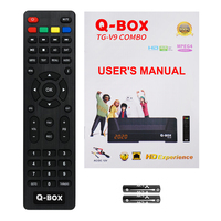 Q-BOX TG-V9 Nouveau décodeur Combo HD Récepteurs de télévision par satellite pour l'Afrique