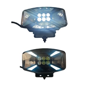 อะไหล่ระบบไฟรถบรรทุกคุณภาพสูง ไฟสปอร์ตไลท์ LED สีขาวและสีเหลือง 24V 10 นิ้ว สำหรับรถบรรทุกทั่วไป - Product Image 5