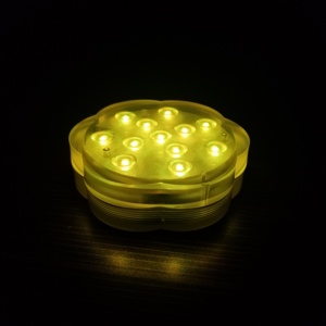 RGB LED sumergible bajo florero Base de luz con control remoto para las bodas de las Partes - Product Image 2