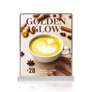 กล่องไฟ LED แบบตั้งโต๊ะ รุ่นใหม่ ดีไซน์บางเฉียบ สำหรับร้านเบอร์เกอร์ ร้านอาหารฟาสต์ฟู้ด ใช้สำหรับแสดงเมนูโปรโมชั่นแบบเมกะคอมโบ - Product Image 3