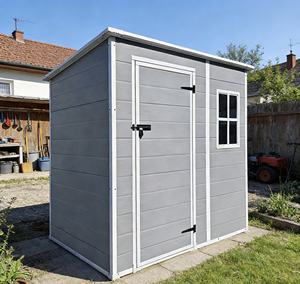 Abri <span class=keywords><strong>de</strong></span> <span class=keywords><strong>jardin</strong></span> extérieur pour outils en PP, facile à installer, résistant à la corrosion et isolé - Product Image 6