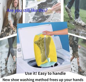 Bolsa de Lavado Reutilizable Personalizada para Lavadora, Herramienta Mágica para Personas Perezosas para Limpiar Zapatos y Evitar la Deformación - Product Image 5