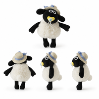 Fabricant de Peluches - Vente Flash : Jouets en Peluche Mouton de 8 Pouces, Adorables Poupées en Peluche Kawaii, Jouets en Peluche de Dessins Animés pour Garçons