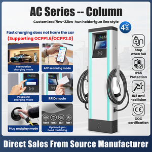 สถานีชาร์จรถยนต์แบบเร็วรุ่นใหม่สำหรับใช้งานเชิงพาณิชย์ OEM ODM CCS2 หัวชาร์จคู่ 14KW 22KW 44KW รุ่น ACP0732DE ชาร์จเร็ว - Product Image 6