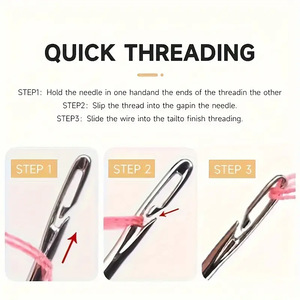 家庭用DIY工芸品12ピース/セットミシン針セット手作りに適したさまざまなサイズの家庭用 - Product Image 4