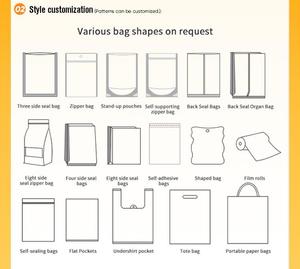 Bolsas Transparentes Reciclables con Cierre Superior y Impresión en Huecograbado para Envasado de Ensaladas, Pizza y Leche - Product Image 4