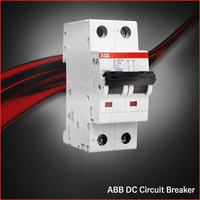 Disjoncteur miniature DC S200M 4P 63A, interrupteur spécialisé DC, protection contre les surcharges et les courts-circuits pour système solaire photovoltaïque DC