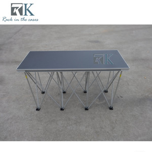 เวทีพับได้อลูมิเนียมขนาด 4 ฟุต x 4 ฟุต ทนทาน สำหรับจัดแสดงสินค้า ลดราคา - Product Image 2