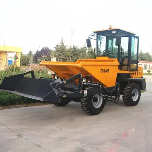 FCY30S Dumper da 3 tonnellate con benna autocaricante 4x4 ATV FCY30R piccolo camion con funzione di scarico laterale ribaltabile idraulico CE