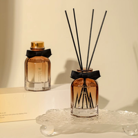 Diffuseur moderne de 120 ml avec logo personnalisé, diffuseur de parfum pour la maison, bouteille en verre, diffuseur d'arômes pour la maison