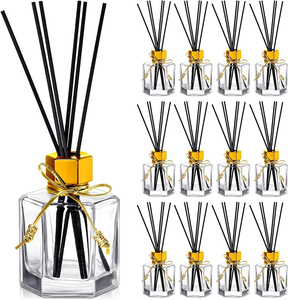 50Ml 100Ml 150Ml 200Ml Delicate Gouden Dop Rieten <span class=keywords><strong>Diffuser</strong></span> Glazen Flessen Met Verschillende Vorm Voor Moeders Dag - Product Image 2