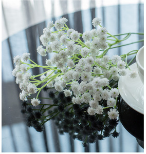 Flores de Gypsophila Artificiales de Alta Calidad, Color <span class=keywords><strong>Rosa</strong></span> Oscuro, para Decoración de Bodas - Product Image 2