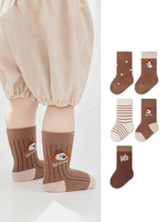 Chaussettes mi-mollet en coton sans couture Xiangyi pour bébés et tout-petits, non-contraignantes, mignonnes, pour garçons et filles, hautes jusqu'au genou, chaudes, collection automne-hiver