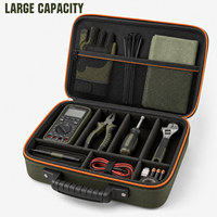 Estuche para Instrumentos de Prueba EVA Personalizado OEM ODM, Inserto de Espuma Protectora Resistente, Logotipo Personalizado, 12+ Compartimentos, Cierre de Cremallera